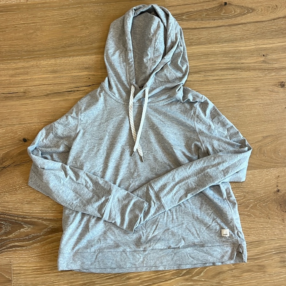 Vuori grey hoodie top